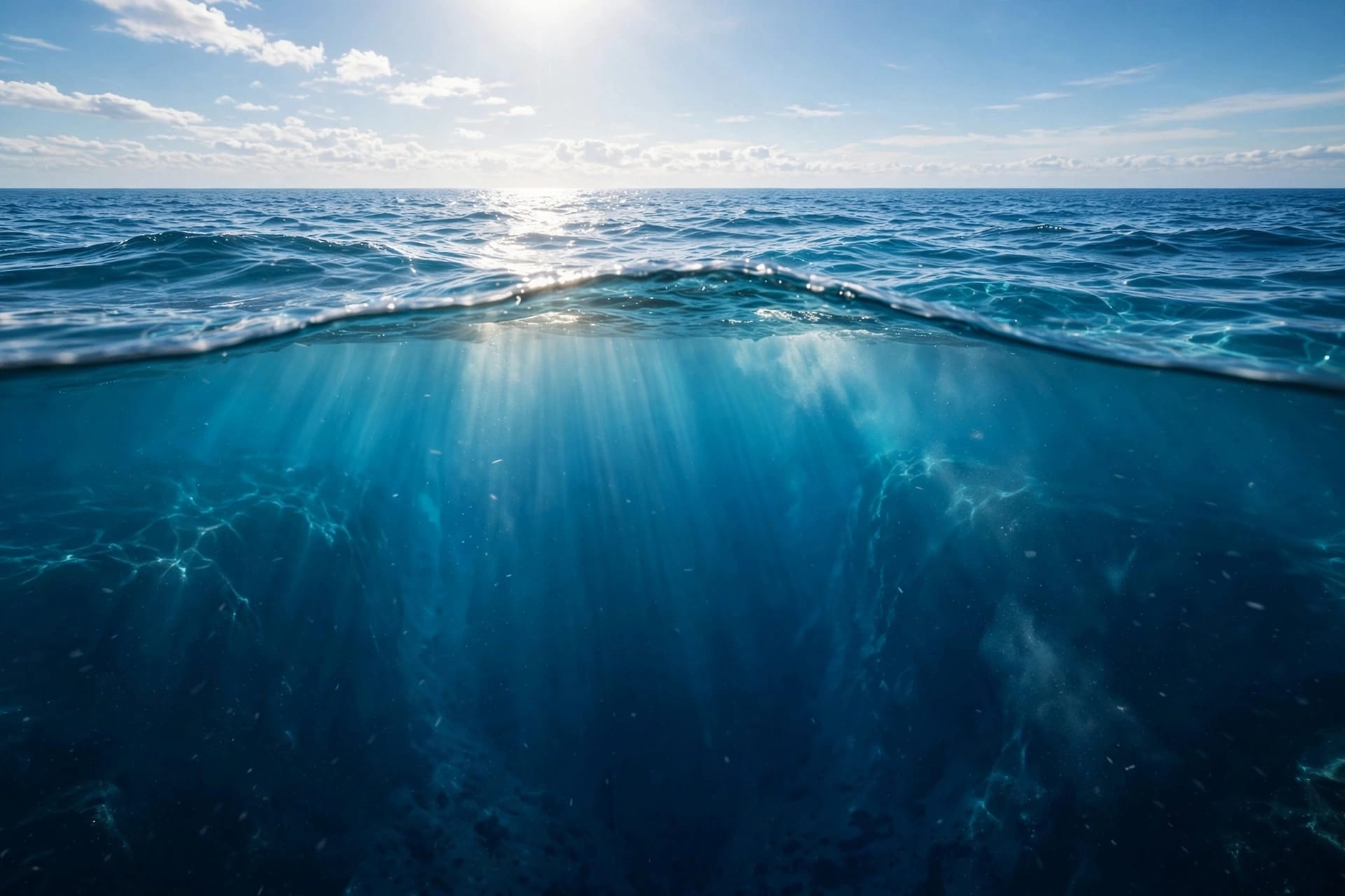 Oceano visto a pelo d’acqua